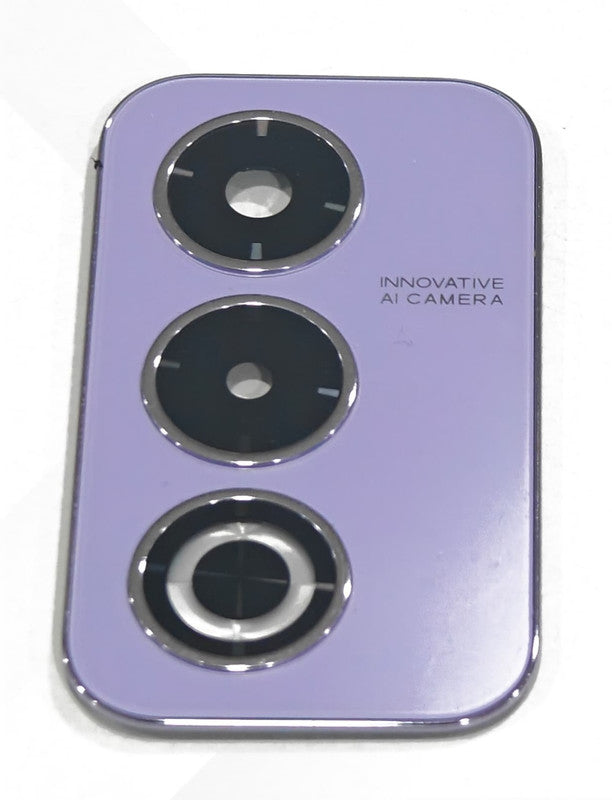Camera Glass Lens With Frame for Oppo A3 Pro Purple Camera Glass Lens With Frame for Oppo A3 Pro Purple